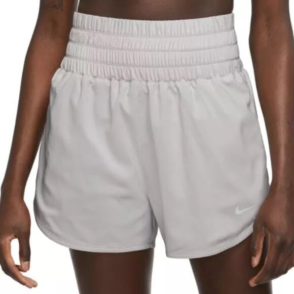 Nike Pants - Nike One Women's Dri-FIT Ultra High-Waisted 3"" Brief-Lined Shorts, Grey, Medium